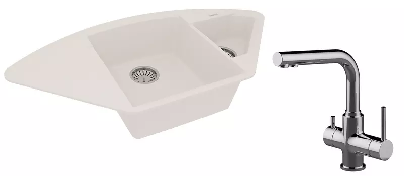 Мойка для кухни «Lemark» Irkana 980 и смеситель 9910046-LM3061C искусственный камень жасмин/хром
Мойка для кухни «Lemark» Irkana 980 и смеситель 9910046-LM3061C искусственный камень жасмин/хром
