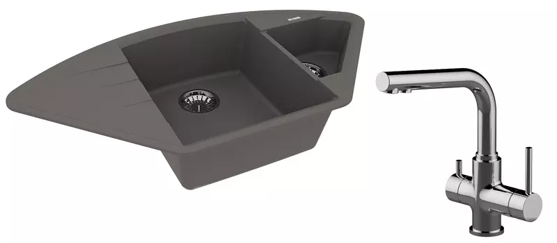 Мойка для кухни «Lemark» Irkana 980 и смеситель 9910047-LM3061C искусственный камень серый шелк/хром
Мойка для кухни «Lemark» Irkana 980 и смеситель 9910047-LM3061C искусственный камень серый шелк/хром