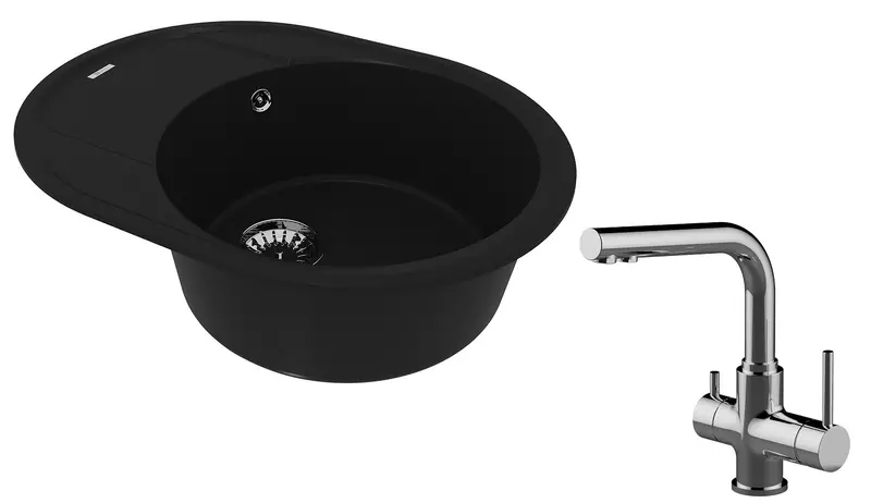 Мойка для кухни «Lemark» Lacha 620 и смеситель 9910049-LM3061C искусственный камень антрацит/хром
Мойка для кухни «Lemark» Lacha 620 и смеситель 9910049-LM3061C искусственный камень антрацит/хром