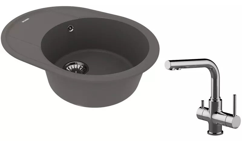 Мойка для кухни «Lemark» Lacha 620 и смеситель 9910053-LM3061C искусственный камень серый шелк/хром
Мойка для кухни «Lemark» Lacha 620 и смеситель 9910053-LM3061C искусственный камень серый шелк/хром