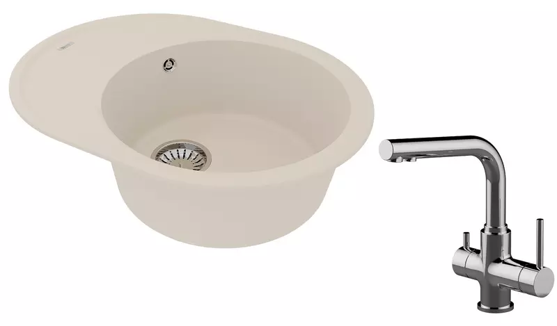 Мойка для кухни «Lemark» Lacha 620 и смеситель 9910054-LM3061C искусственный камень шампань/хром
Мойка для кухни «Lemark» Lacha 620 и смеситель 9910054-LM3061C искусственный камень шампань/хром
