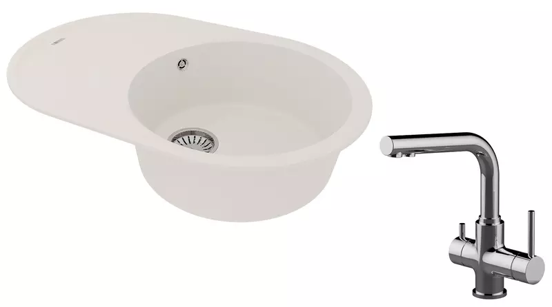 Мойка для кухни «Lemark» Lacha 760 и смеситель 9910058-LM3061C искусственный камень жасмин/хром
Мойка для кухни «Lemark» Lacha 760 и смеситель 9910058-LM3061C искусственный камень жасмин/хром