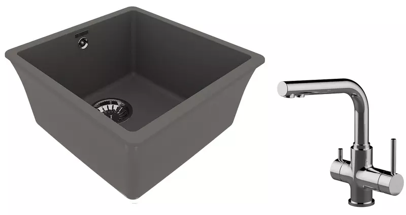 Мойка для кухни «Lemark» Sinara 400-U и смеситель 9910065-LM3061C искусственный камень серый шелк/хром
Мойка для кухни «Lemark» Sinara 400-U и смеситель 9910065-LM3061C искусственный камень серый шелк/хром