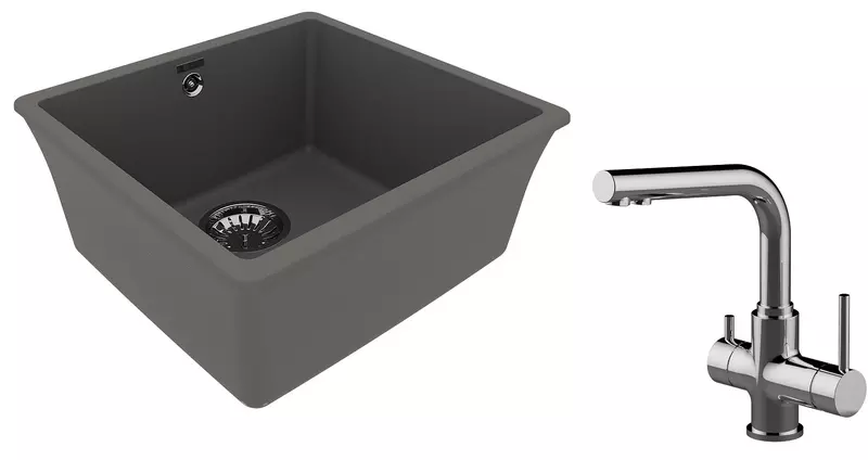 Мойка для кухни «Lemark» Sinara 440-U и смеситель 9910071-LM3061C искусственный камень серый шелк/хром
Мойка для кухни «Lemark» Sinara 440-U и смеситель 9910071-LM3061C искусственный камень серый шелк/хром