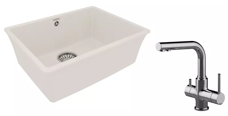 Мойка для кухни «Lemark» Sinara 540-U и смеситель 9910076-LM3061C искусственный камень жасмин/хром
Мойка для кухни «Lemark» Sinara 540-U и смеситель 9910076-LM3061C искусственный камень жасмин/хром
