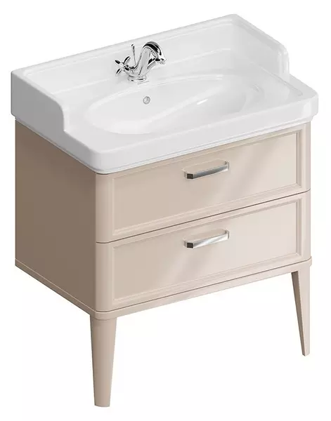 Тумба с раковиной «Kerama Marazzi» Pompei New 80 c 2 ящиками (Pompei 80) камео бежевая глянцевая
Тумба с раковиной «Kerama Marazzi» Pompei New 80 c 2 ящиками (Pompei 80) камео бежевая глянцевая