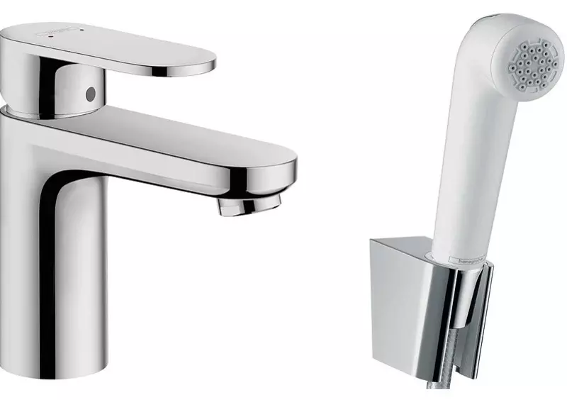 Смеситель для раковины с гигиеническим душем «Hansgrohe» Vernis Blend 71215000 хром
Смеситель для раковины с гигиеническим душем «Hansgrohe» Vernis Blend 71215000 хром