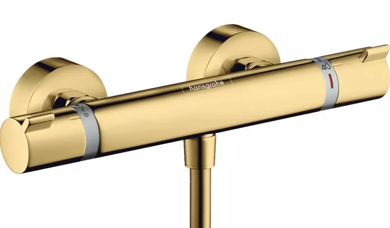 Смеситель для душа «Hansgrohe» Ecostat Comfort 13116990 с термостатом полированное золото
Смеситель для душа «Hansgrohe» Ecostat Comfort 13116990 с термостатом полированное золото