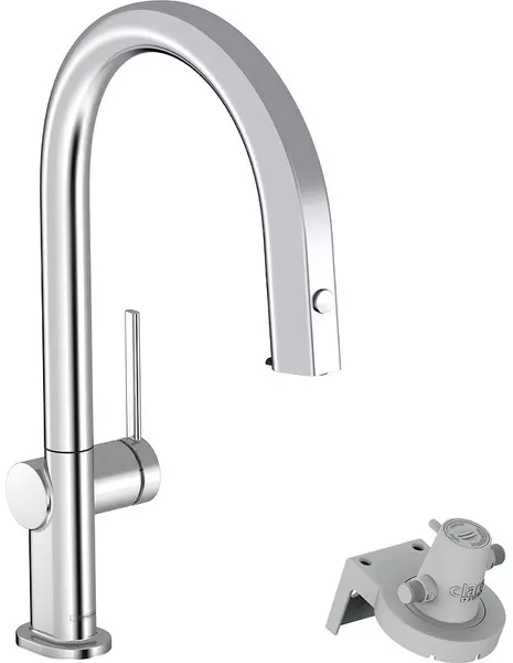 Смеситель для кухни с подключением к фильтру «Hansgrohe» Aqittura M91 76803000 с выдвижным изливом хром
Смеситель для кухни с подключением к фильтру «Hansgrohe» Aqittura M91 76803000 с выдвижным изливом хром
