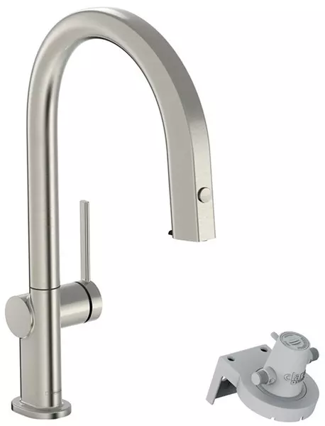 Смеситель для кухни с подключением к фильтру «Hansgrohe» Aqittura M91 76803800 с выдвижным изливом сталь
Смеситель для кухни с подключением к фильтру «Hansgrohe» Aqittura M91 76803800 с выдвижным изливом сталь