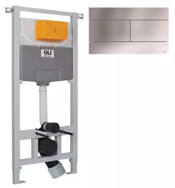 Инсталляция для унитаза с кнопкой «Oli» 879236mSL00 Oli 120 Eco Sanitarblock/Slim хром
Инсталляция для унитаза с кнопкой «Oli» 879236mSL00 Oli 120 Eco Sanitarblock/Slim хром