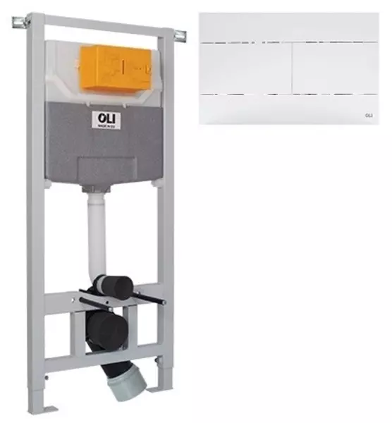 Инсталляция для унитаза с кнопкой «Oli» 879236mSL01 Oli 120 Eco Sanitarblock/Slim белая
Инсталляция для унитаза с кнопкой «Oli» 879236mSL01 Oli 120 Eco Sanitarblock/Slim белая