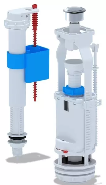 Комплект арматуры для бачка унитаза «АНИпласт» WC8510C G1/2" с нижней подводкой хром
Комплект арматуры для бачка унитаза «АНИпласт» WC8510C G1/2" с нижней подводкой хром