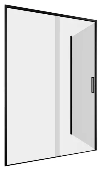 Душевое ограждение «Aquanet» Pleasure Evo AE65-N160-BT 160/80 прямоугольный прозрачный/чёрный универсальный без поддона