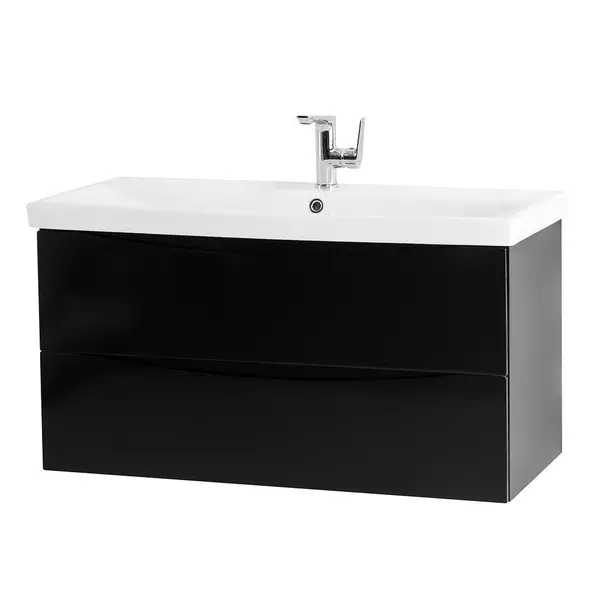 Тумба с раковиной «Belbagno» Marino 100 (BB-0324-100-LVB) подвесная Nero Lucido
Тумба с раковиной «Belbagno» Marino 100 (BB-0324-100-LVB) подвесная Nero Lucido