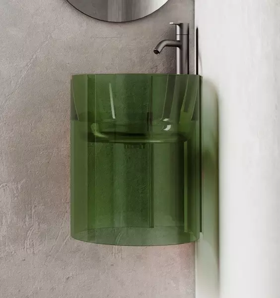 Раковина угловая «Abber» Kristall 42/42 AT2705Emerald полиэфирная смола зеленая с донным клапаном
Раковина угловая «Abber» Kristall 42/42 AT2705Emerald полиэфирная смола зеленая с донным клапаном