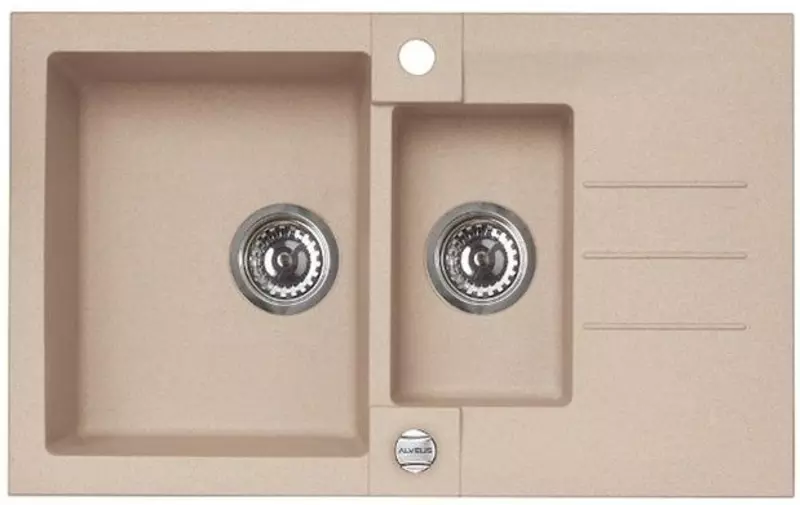 Мойка для кухни «Alveus» Rock 70 G55 78/48 искусственный камень Beige универсальная
Мойка для кухни «Alveus» Rock 70 G55 78/48 искусственный камень Beige универсальная