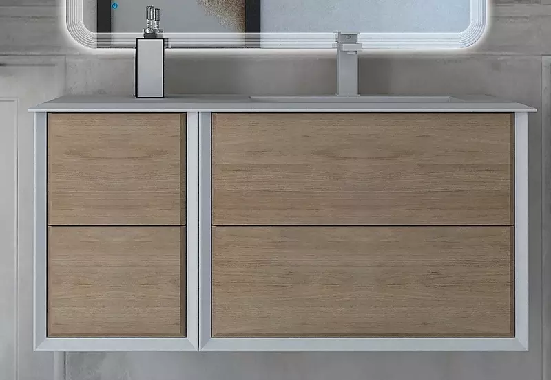 Тумба с раковиной «Cezares» Bellagio 105 с 4 ящиками (106/46) подвесная Rovere tabacco, правая
Тумба с раковиной «Cezares» Bellagio 105 с 4 ящиками (106/46) подвесная Rovere tabacco, правая