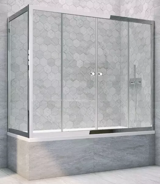 Шторка на ванну стеклянная «Vegas Glass» Z2V+ZVF Tur Novo 150/80 прозрачная/хром глянцевый универсальная
Шторка на ванну стеклянная «Vegas Glass» Z2V+ZVF Tur Novo 150/80 прозрачная/хром глянцевый универсальная