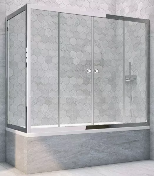Шторка на ванну стеклянная «Vegas Glass» Z2V+ZVF Tur Novo 150/80 Crystal vision/хром глянцевый универсальная
Шторка на ванну стеклянная «Vegas Glass» Z2V+ZVF Tur Novo 150/80 Crystal vision/хром глянцевый универсальная