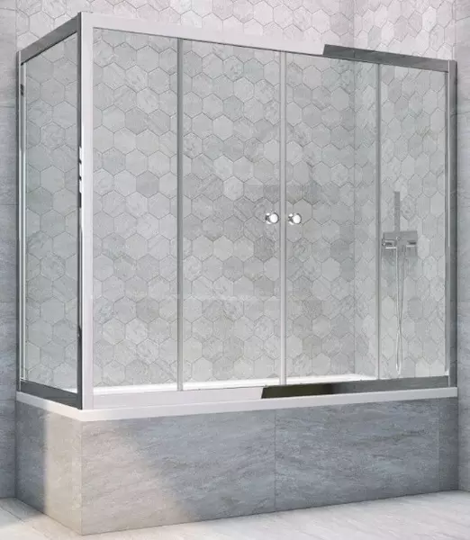 Шторка на ванну стеклянная «Vegas Glass» Z2V+ZVF Tur Novo 150/85 Crystal vision/хром глянцевый универсальная
Шторка на ванну стеклянная «Vegas Glass» Z2V+ZVF Tur Novo 150/85 Crystal vision/хром глянцевый универсальная