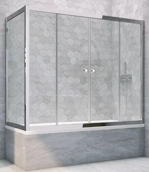 Шторка на ванну стеклянная «Vegas Glass» Z2V+ZVF Tur Novo 160/80 Crystal vision/хром глянцевый универсальная
Шторка на ванну стеклянная «Vegas Glass» Z2V+ZVF Tur Novo 160/80 Crystal vision/хром глянцевый универсальная