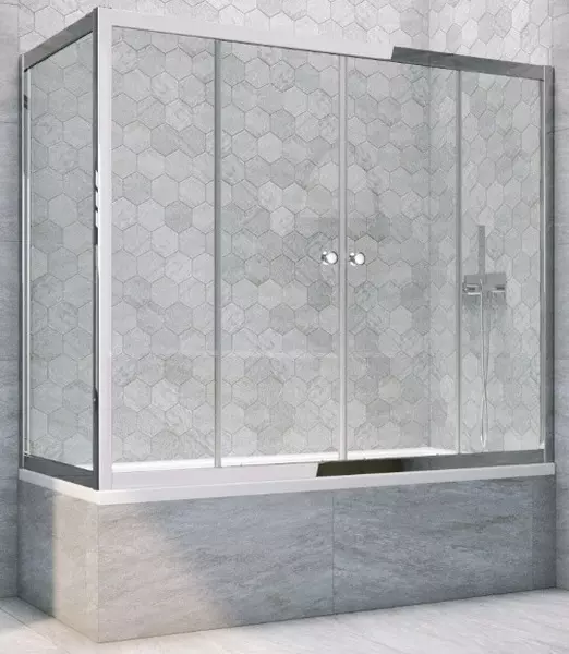 Шторка на ванну стеклянная «Vegas Glass» Z2V+ZVF Tur Novo 170/80 Crystal vision/хром глянцевый универсальная
Шторка на ванну стеклянная «Vegas Glass» Z2V+ZVF Tur Novo 170/80 Crystal vision/хром глянцевый универсальная