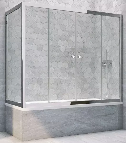 Шторка на ванну стеклянная «Vegas Glass» Z2V+ZVF Tur Novo 180/80 Crystal vision/хром глянцевый универсальная
Шторка на ванну стеклянная «Vegas Glass» Z2V+ZVF Tur Novo 180/80 Crystal vision/хром глянцевый универсальная