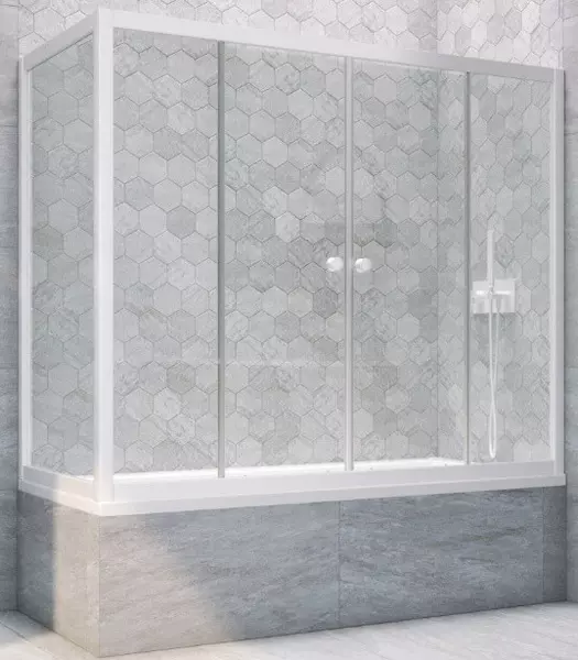 Шторка на ванну стеклянная «Vegas Glass» Z2V+ZVF Novo 150/75 Crystal vision/белая универсальная
Шторка на ванну стеклянная «Vegas Glass» Z2V+ZVF Novo 150/75 Crystal vision/белая универсальная
