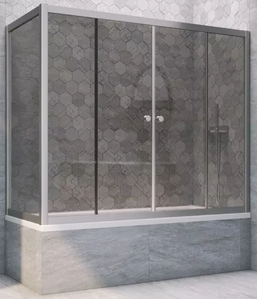 Шторка на ванну стеклянная «Vegas Glass» Z2V+ZVF Novo 150/90 графит/хром матовый универсальная
Шторка на ванну стеклянная «Vegas Glass» Z2V+ZVF Novo 150/90 графит/хром матовый универсальная