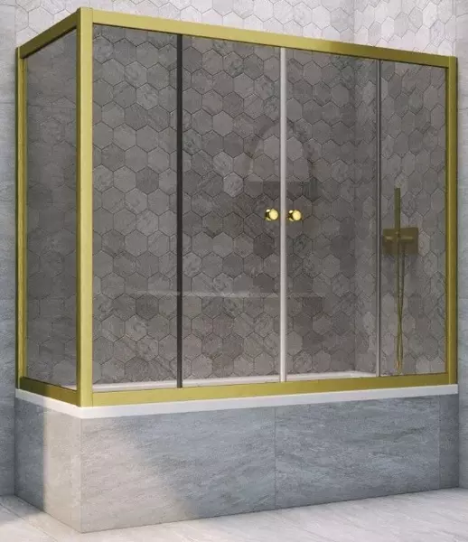 Шторка на ванну стеклянная «Vegas Glass» Z2V+ZVF Novo 160/70 графит/золото матовое универсальная
Шторка на ванну стеклянная «Vegas Glass» Z2V+ZVF Novo 160/70 графит/золото матовое универсальная
