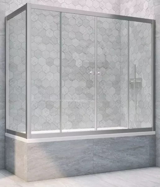 Шторка на ванну стеклянная «Vegas Glass» Z2V+ZVF Novo 160/80 Crystal vision/хром матовый универсальная
Шторка на ванну стеклянная «Vegas Glass» Z2V+ZVF Novo 160/80 Crystal vision/хром матовый универсальная