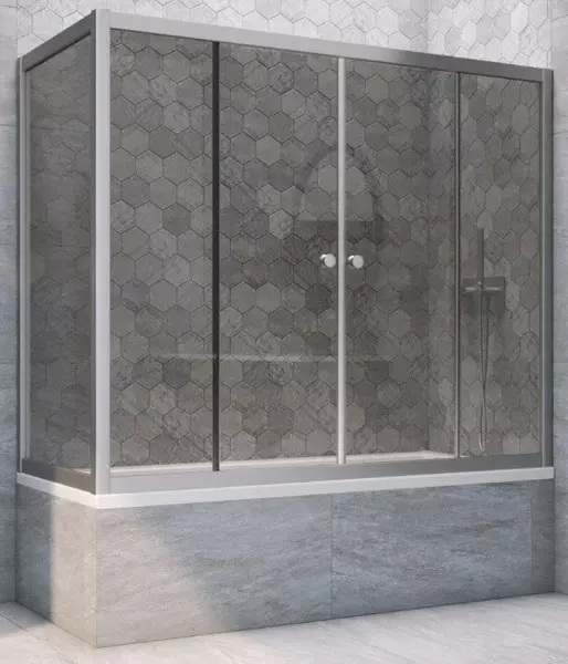 Шторка на ванну стеклянная «Vegas Glass» Z2V+ZVF Novo 160/85 графит/хром матовый универсальная
Шторка на ванну стеклянная «Vegas Glass» Z2V+ZVF Novo 160/85 графит/хром матовый универсальная