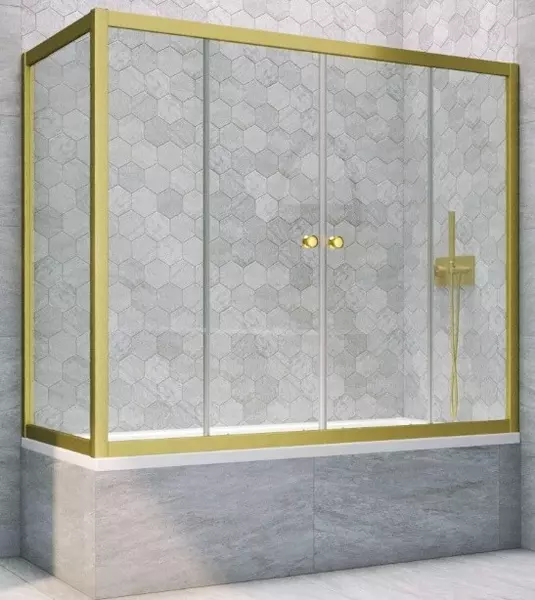 Шторка на ванну стеклянная «Vegas Glass» Z2V+ZVF Novo 160/90 Crystal vision/золото матовое универсальная
Шторка на ванну стеклянная «Vegas Glass» Z2V+ZVF Novo 160/90 Crystal vision/золото матовое универсальная