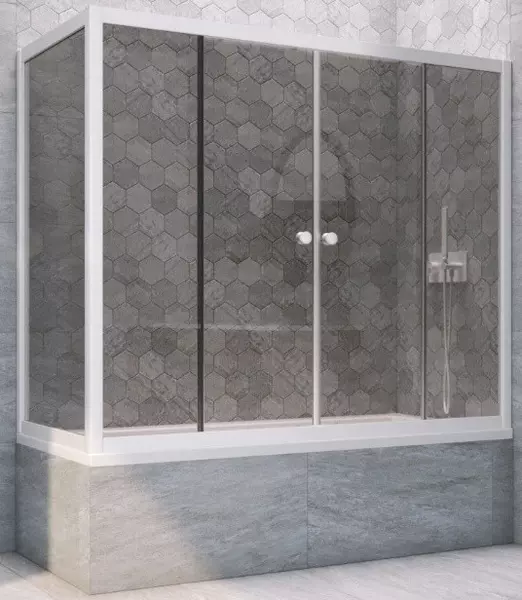Шторка на ванну стеклянная «Vegas Glass» Z2V+ZVF Novo 180/70 графит/белая универсальная
Шторка на ванну стеклянная «Vegas Glass» Z2V+ZVF Novo 180/70 графит/белая универсальная