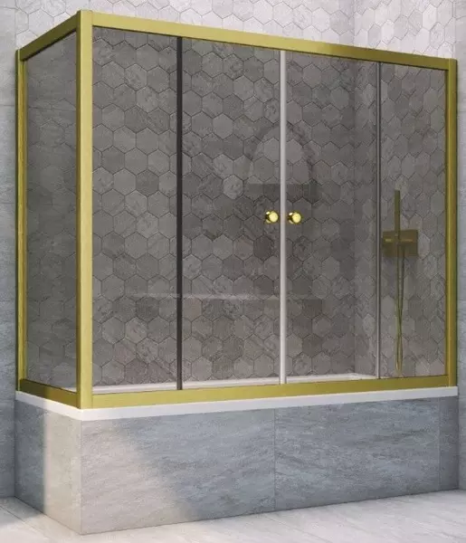 Шторка на ванну стеклянная «Vegas Glass» Z2V+ZVF Novo 180/70 графит/золото матовое универсальная
Шторка на ванну стеклянная «Vegas Glass» Z2V+ZVF Novo 180/70 графит/золото матовое универсальная