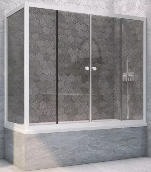 Шторка на ванну стеклянная «Vegas Glass» Z2V+ZVF Novo 180/80 графит/белая универсальная
Шторка на ванну стеклянная «Vegas Glass» Z2V+ZVF Novo 180/80 графит/белая универсальная