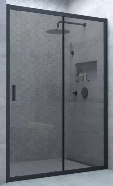 Душевая дверь «Vegas Glass» ZP Novo h2000 115/200 графит/чёрная матовая универсальная
Душевая дверь «Vegas Glass» ZP Novo h2000 115/200 графит/чёрная матовая универсальная