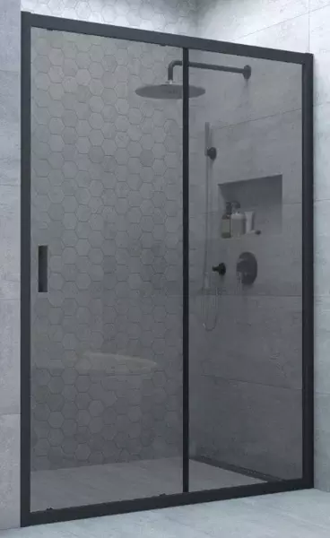 Душевая дверь «Vegas Glass» ZP Novo h2000 140/200 графит/чёрная матовая универсальная
Душевая дверь «Vegas Glass» ZP Novo h2000 140/200 графит/чёрная матовая универсальная
