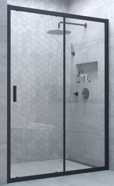 Душевая дверь «Vegas Glass» ZP Novo h2000 145/200 прозрачная/чёрная матовая универсальная
Душевая дверь «Vegas Glass» ZP Novo h2000 145/200 прозрачная/чёрная матовая универсальная