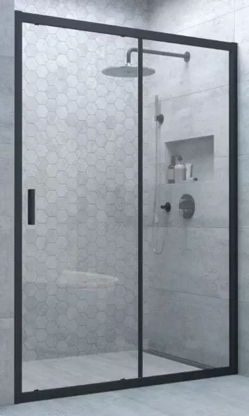 Душевая дверь «Vegas Glass» ZP Novo h2000 155/200 прозрачная/чёрная матовая универсальная
Душевая дверь «Vegas Glass» ZP Novo h2000 155/200 прозрачная/чёрная матовая универсальная