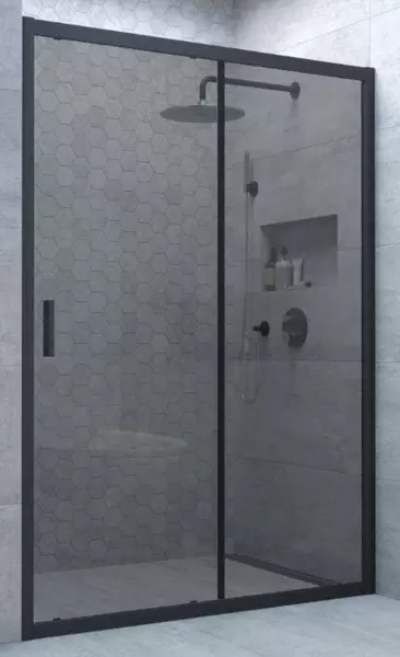 Душевая дверь «Vegas Glass» ZP Novo h2000 155/200 графит/чёрная матовая универсальная
Душевая дверь «Vegas Glass» ZP Novo h2000 155/200 графит/чёрная матовая универсальная