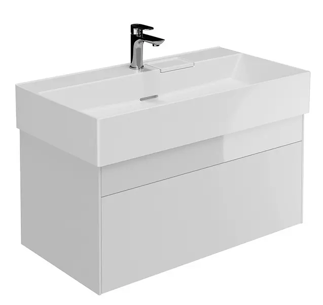 Тумба с раковиной «Kerama Marazzi» Logica 90 New (Logica 90-1) подвесная белоснежная
Тумба с раковиной «Kerama Marazzi» Logica 90 New (Logica 90-1) подвесная белоснежная