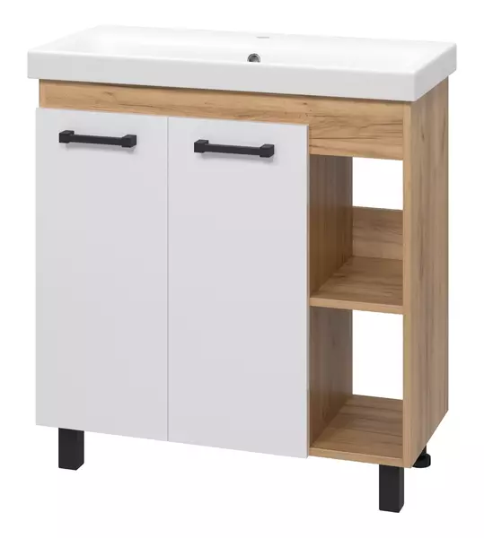 Тумба с раковиной «Misty» Крафт 80 (Moduo 80 Slim) белая/дуб крафт золотой левая
Тумба с раковиной «Misty» Крафт 80 (Moduo 80 Slim) белая/дуб крафт золотой левая