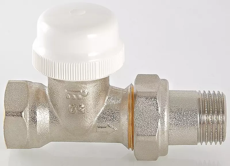 Клапан радиаторный «Valtec» VT.032.N.04 1/2"-1/2" прямой,термостатический ВР-НР (американка) никель
Клапан радиаторный «Valtec» VT.032.N.04 1/2"-1/2" прямой,термостатический ВР-НР (американка) никель