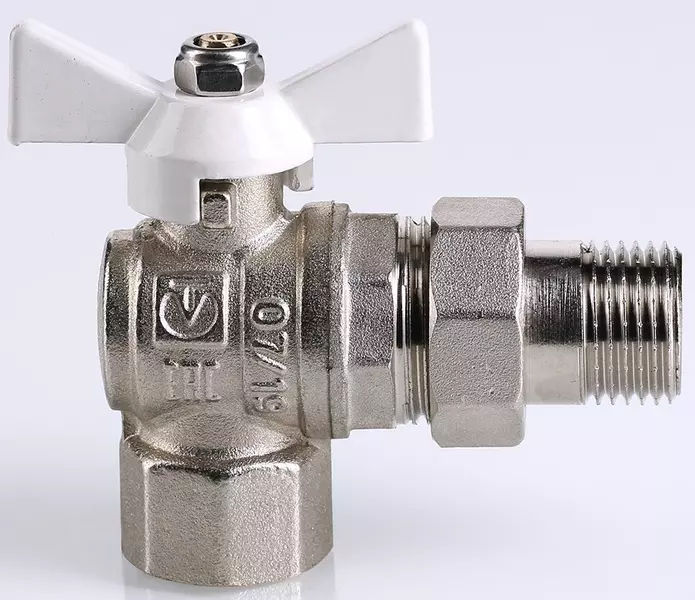 Кран шаровой магистральный «Valtec» Base VT.228.NW.05 3/4"-3/4" ВР угол-НР (американка) никель
Кран шаровой магистральный «Valtec» Base VT.228.NW.05 3/4"-3/4" ВР угол-НР (американка) никель