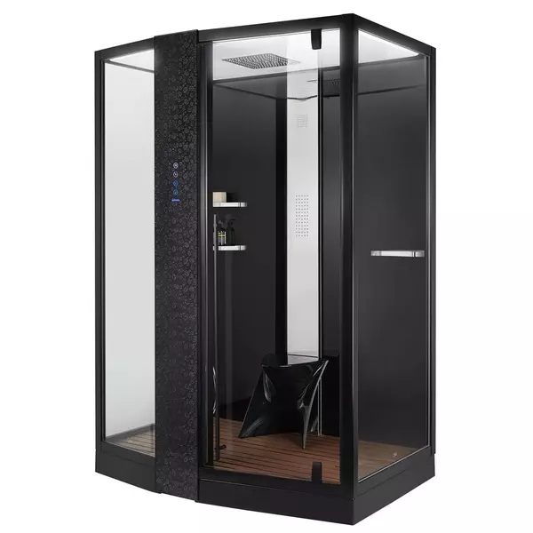 Душевая кабина «Orans» SR-89102LS 150/100 низкий поддон прозрачная/чёрная с баней с гидромассажем с электрикой левая
Душевая кабина «Orans» SR-89102LS 150/100 низкий поддон прозрачная/чёрная с баней с гидромассажем с электрикой левая