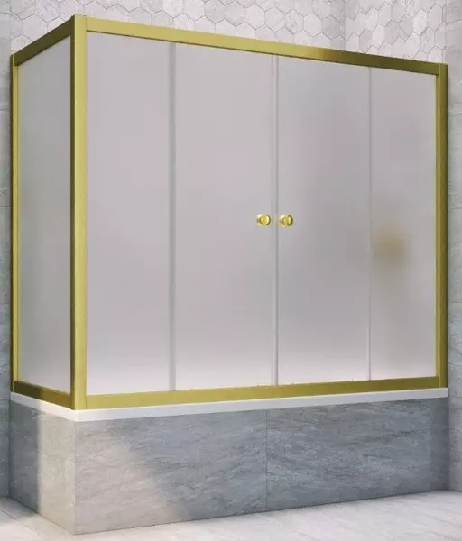 Шторка на ванну стеклянная «Vegas Glass» Z2V+ZVF Novo 155/75 сатин/золото матовое универсальная
Шторка на ванну стеклянная «Vegas Glass» Z2V+ZVF Novo 155/75 сатин/золото матовое универсальная