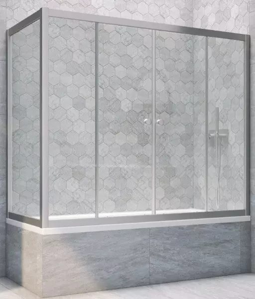 Шторка на ванну стеклянная «Vegas Glass» Z2V+ZVF Novo 155/85 Crystal vision/хром матовая универсальная
Шторка на ванну стеклянная «Vegas Glass» Z2V+ZVF Novo 155/85 Crystal vision/хром матовая универсальная