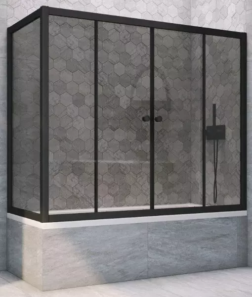 Шторка на ванну стеклянная «Vegas Glass» Z2V+ZVF Novo 175/85 графит/чёрная матовая универсальная
Шторка на ванну стеклянная «Vegas Glass» Z2V+ZVF Novo 175/85 графит/чёрная матовая универсальная